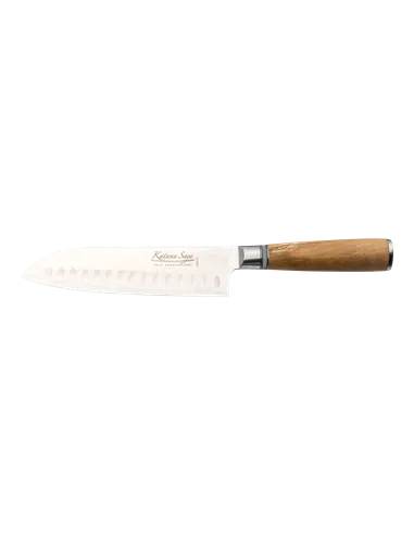 Cuchillo Santoku 18 cm Katana Saya Olivo KSO-02