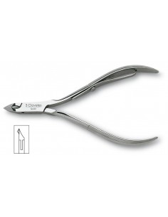 ALICATE CUTICULA MACHIEMBRADO 10cm. Corte 3mm 3 Claveles