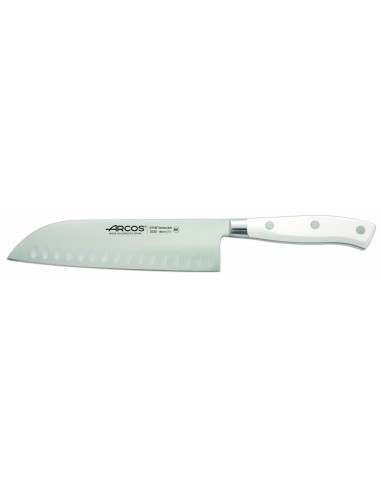 Cuchillo Santoku alveolado 180 mm Arcos Forjado serie Riviera 2335