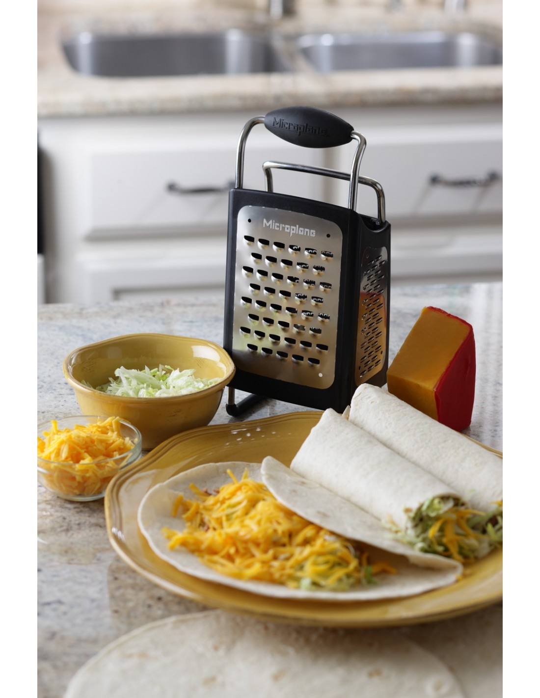 Rallador de queso, rallador de limón con asa, rallador de cocina, juego de  5 unidades de acero inoxidable para especias de queso, jengibre, ajo