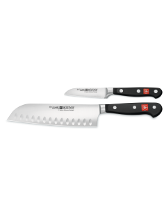 Classic estuche santoku alveolado+pelador carrado Wusthof 9280