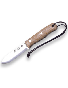 Cuchillo Bushcraft Joker TRAMPERO SCANDI Micarta con Ferrocero