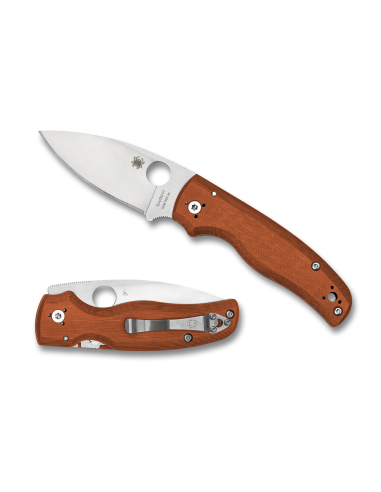 SPYDERCO Shaman Sprint G-10 naranja Liso